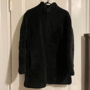 J. Crew - Black Faux Fur Jacket